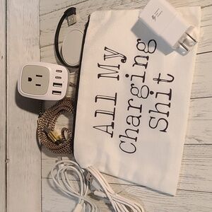 Electronics Accessory Pouch For Cables Cords Chargers NWT